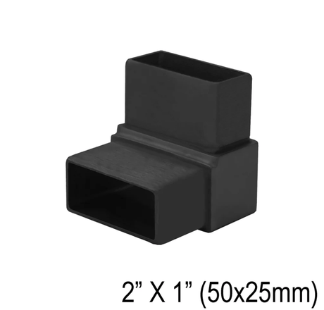 Elbow/Flange For Rectangle, Square & Round Handrail - Fixed 90° , Fixed 180° , 135° & Adj. - Glassparts.ca