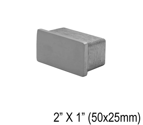 Endcap for Handrail Rectangle, Square & Round - Glassparts.ca