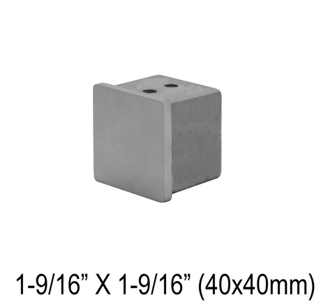 Endcap for Handrail Rectangle, Square & Round - Glassparts.ca