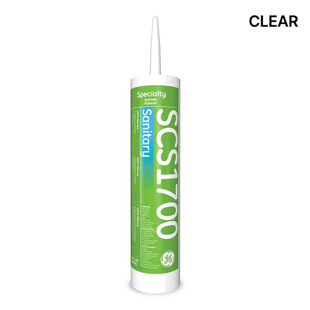 GE SCS1700 clear sanitary silicone cartridge