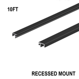 ARCH-LOC 69 Recessed Mount cladding - Matte Black Aluminum