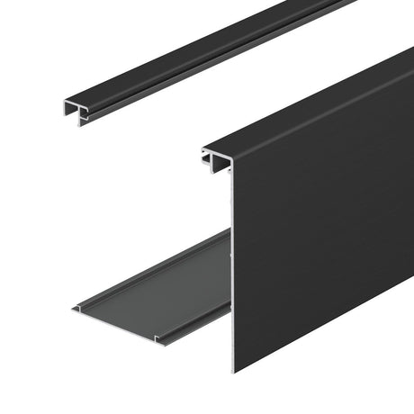 ARCH-LOC 69 Side Mount cladding - Matte Black Aluminum