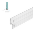 Two-Piece T-Seal Shower Sweep - 3/8" Glass - 95"