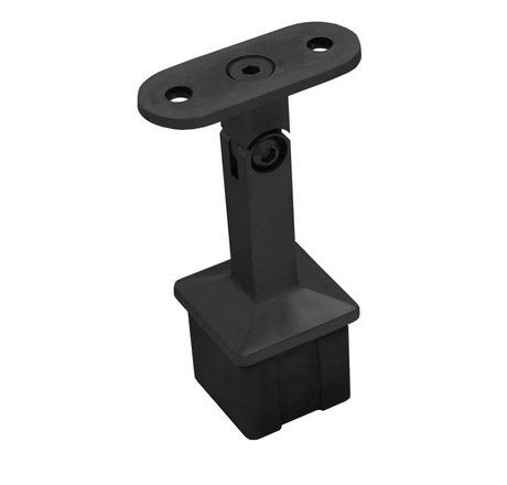 Pro Series Railing Post Component - Flat & Round Handrail Support - Standard & Adjustable - Glassparts.ca