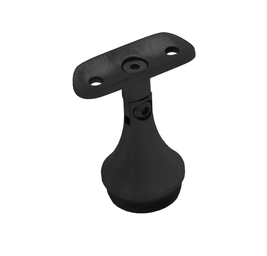 Pro Series Railing Post Component - Flat & Round Handrail Support - Standard & Adjustable - Glassparts.ca