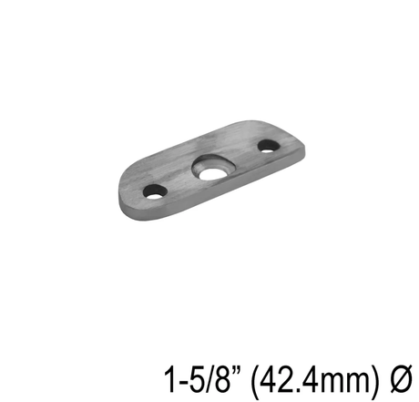 Railing Post Component - Handrail Saddle - Flat & Round Handrail - 90°, 180° & 135° - Glassparts.ca