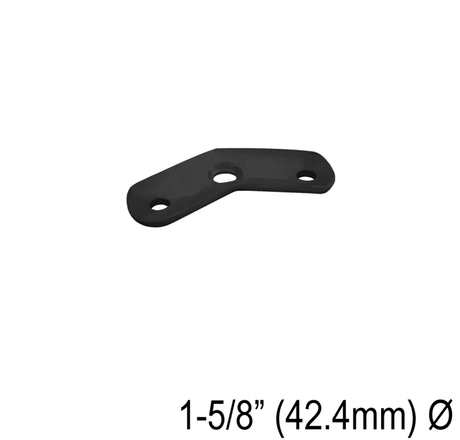 Railing Post Component - Handrail Saddle - Flat & Round Handrail - 90°, 180° & 135° - Glassparts.ca