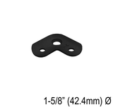 Railing Post Component - Handrail Saddle - Flat & Round Handrail - 90°, 180° & 135° - Glassparts.ca