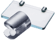 CRL No-Drill Round Glass Shelf Clamps — 1020CHR
