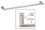 CRL OR Series Single-Sided Oval/Round Towel Bars — 0R24CH