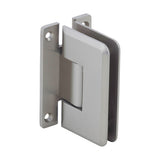 CRL Cologne 537 Series 5 Degree Pre-Set Wall Mount H Back Plate Hinges — C0L537BN