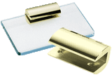 CRL No-Drill Long Glass Shelf Clamps — 1470GP