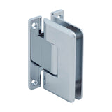 CRL Cologne 537 Series 5 Degree Pre-Set Wall Mount H Back Plate Hinges — C0L537CH