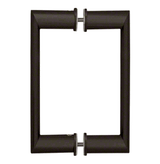 CRL OR Series Back-to-Back Oval/Round Pull Handles — 0R8X80RB