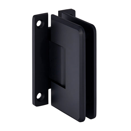 CRL Cologne 537 Series 5 Degree Pre-Set Wall Mount H Back Plate Hinges — C0L537MBL