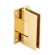 CRL Vienna 037 Series Wall Mount Full Back Plate Hinge — V1E037BR
