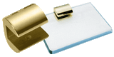 CRL No-Drill Long Glass Shelf Clamps — 1230GP