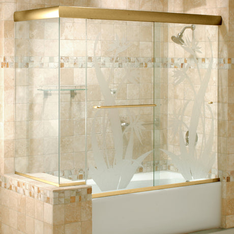 CRL Cottage CK 60" x 60" Sliding Shower Door Kit for 3/8" Glass — CK386060BGA