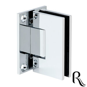 Richelieu Riveo Square Wall Mount Hinge with H Backplate – Pair – manufacturer reference image