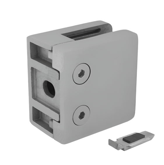 SCLAM Series Railing Clamp Round & Flat Post - Glassparts.ca