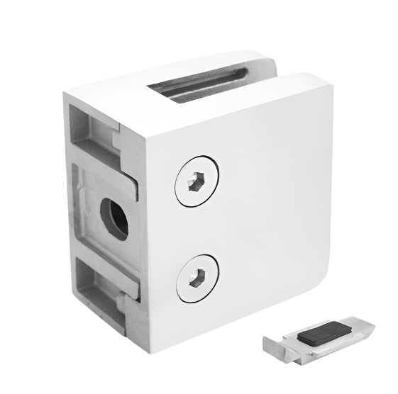 SCLAM Series Railing Clamp Round & Flat Post - Glassparts.ca