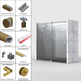 Shower Sliding Door Kit - Hydro Series - Glassparts.ca