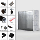 Shower Sliding Door Kit - Hydro Series - Glassparts.ca