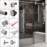 Shower Sliding Door Kit - Luna Series - Glassparts.ca