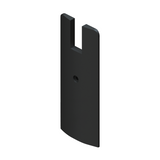 DLUX Sidelite Rail Endcaps - 4-inch and 6-inch — DLUX4SLENDMBL