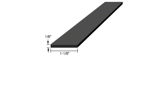 Silicone Rubber Setting Blocks 4¨101.6mm length (box of 100) - Glassparts.ca