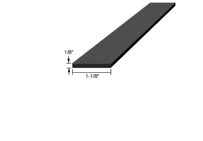 Silicone Rubber Setting Blocks 4¨101.6mm length (box of 100) - Glassparts.ca