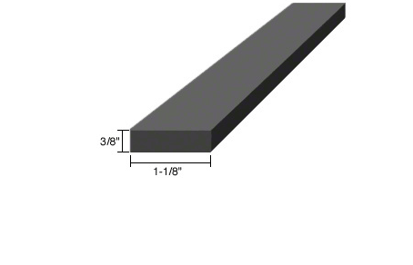 Silicone Rubber Setting Blocks 4¨101.6mm length (box of 100) - Glassparts.ca