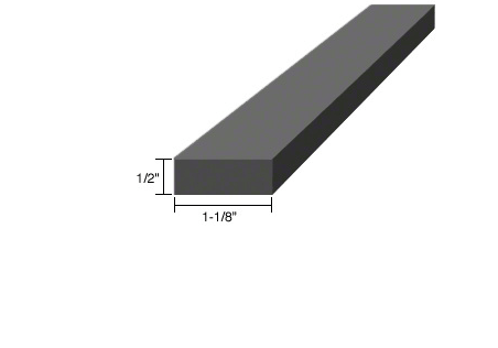 Silicone Rubber Setting Blocks 4¨101.6mm length (box of 100) - Glassparts.ca