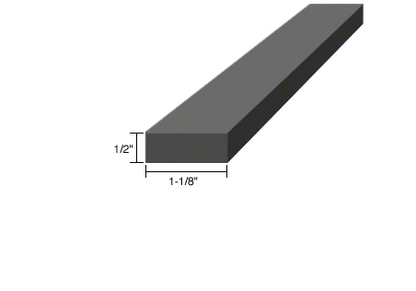 Silicone Rubber Setting Blocks 4¨101.6mm length (box of 100) - Glassparts.ca