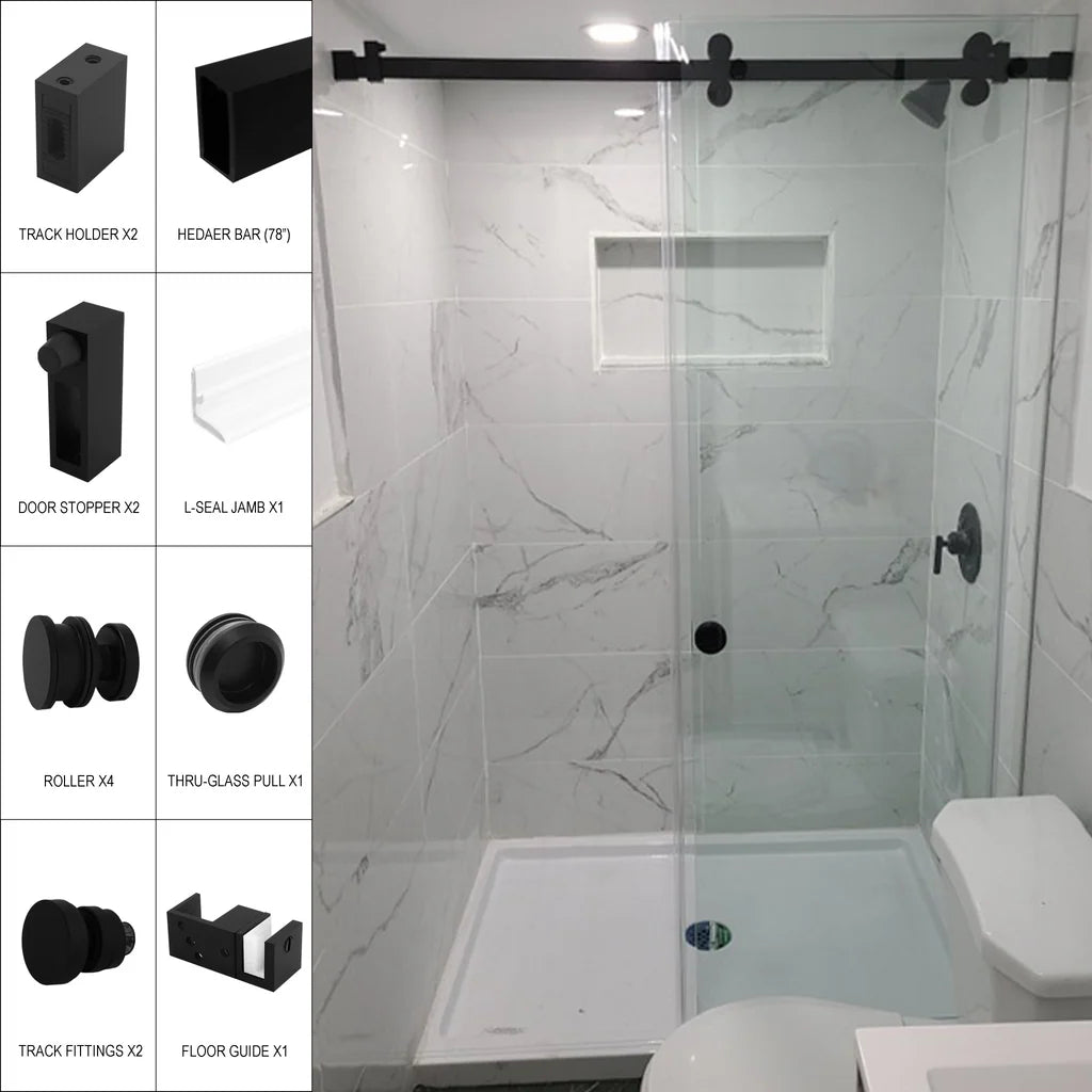 Sliding Door Kits - Tranquility Series - Glassparts.ca