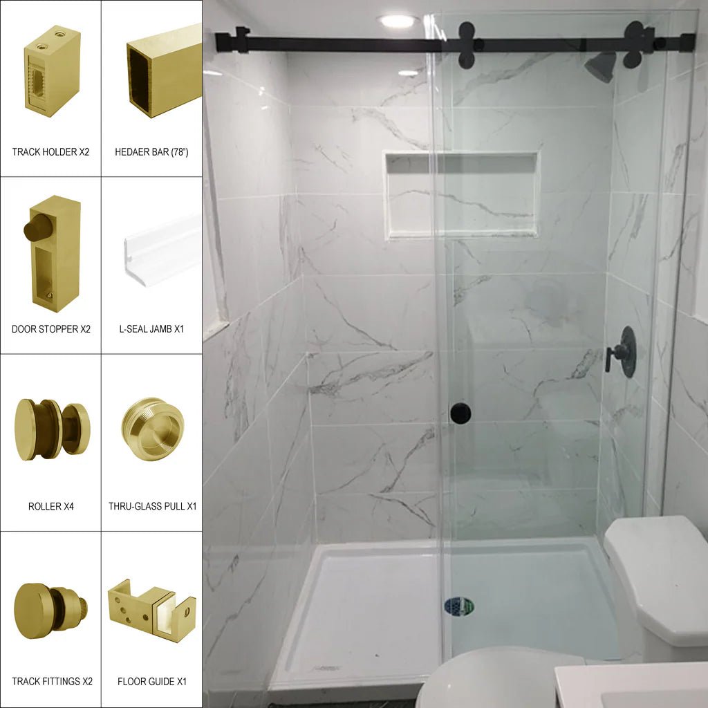 Sliding Door Kits - Tranquility Series - Glassparts.ca
