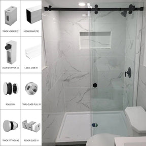 Sliding Door Kits - Tranquility Series - Glassparts.ca