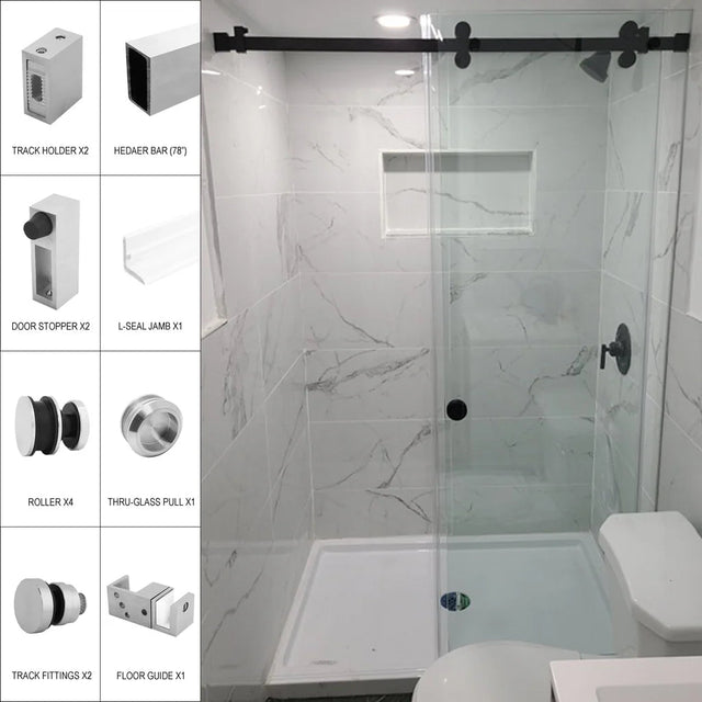 Sliding Door Kits - Tranquility Series - Glassparts.ca