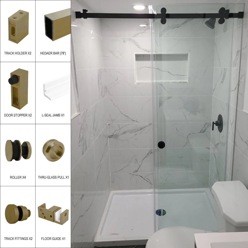 Sliding Door Kits - Tranquility Series - Glassparts.ca
