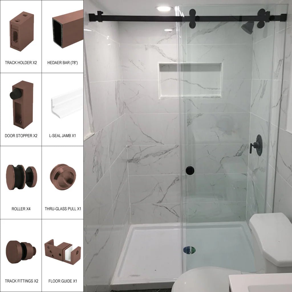 Sliding Door Kits - Tranquility Series - Glassparts.ca