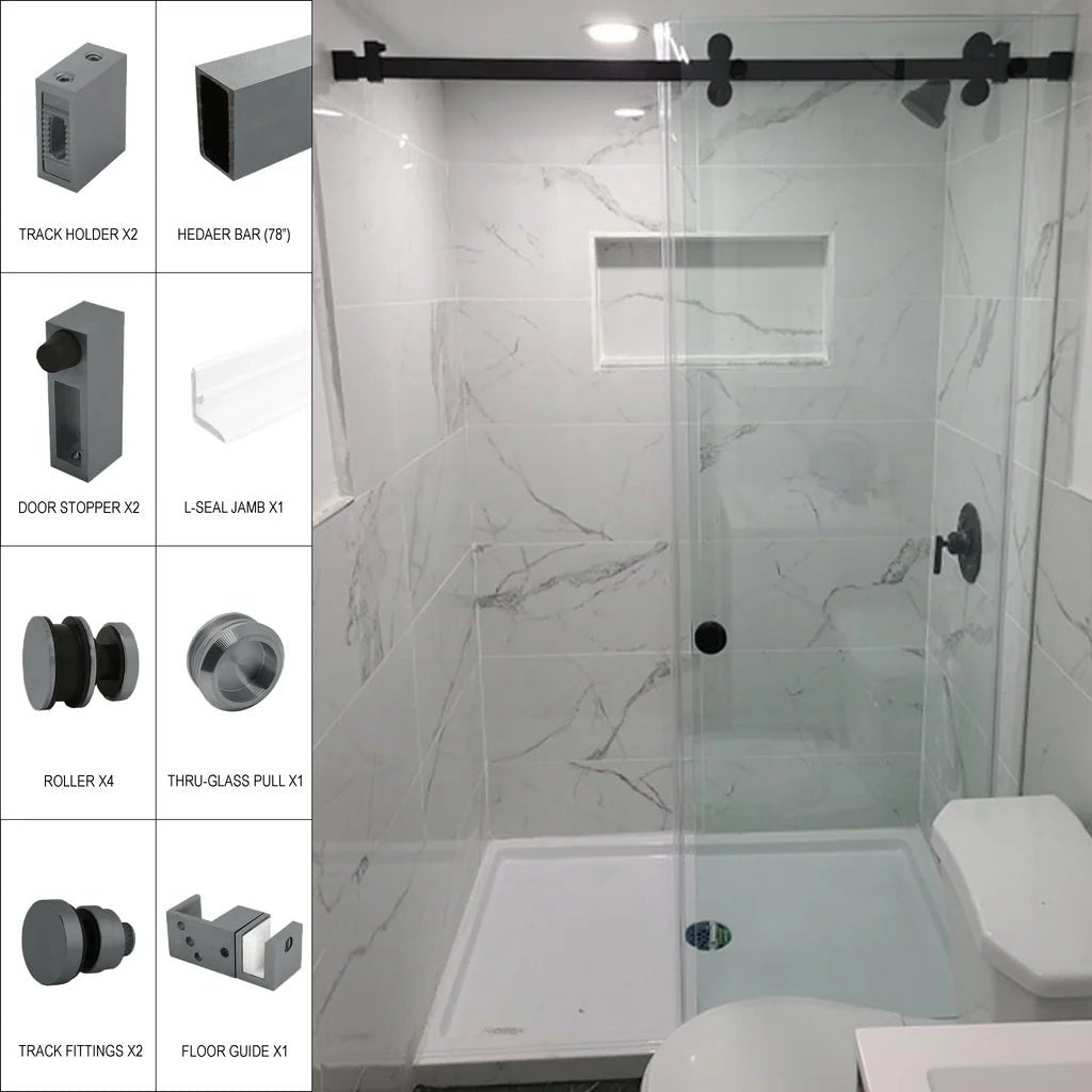 Sliding Door Kits - Tranquility Series - Glassparts.ca