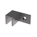 Sleeve over glass clamp SLOV044LORB - Wall to Glass - 90° Offset Left - Oil Rubbed Bronze