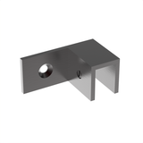 Sleeve over glass clamp SLOV044RORB - Wall to Glass - 90° Offset Right - Oil Rubbed Bronze