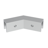 Sleeve over glass clamp SLOV045CH - Glass to Glass - 135° Fixed - Chrome