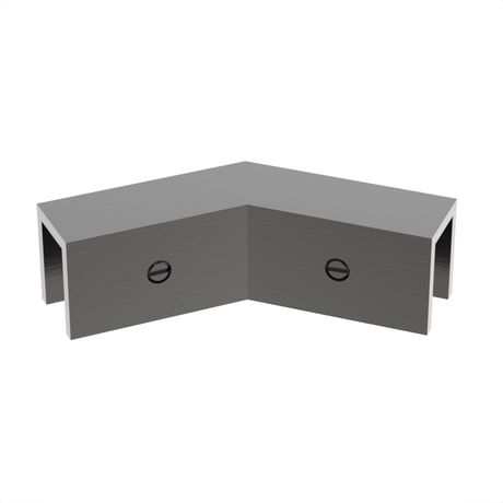 Sleeve over glass clamp SLOV045ORB - Glass to Glass - 135° Fixed - Oil Rubbed Bronze