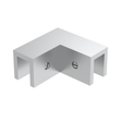 Sleeve over glass clamp SLOV092CH - Glass to Glass - 90° Fixed - Chrome