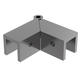 Sleeve over glass clamp SLOV345ORB - Glass to Glass - 90° Adjustable - Oil Rubbed Bronze