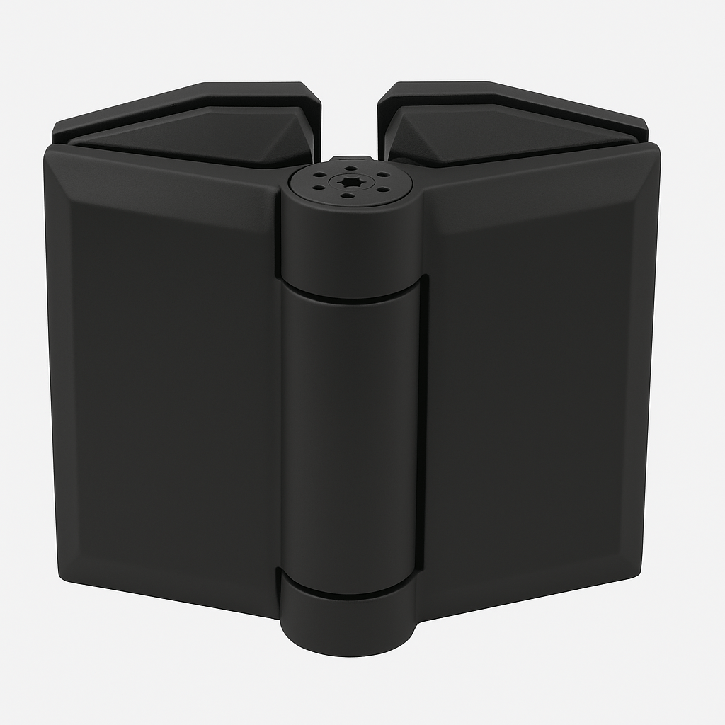 Spring Self - Closing Glass Door Hinge Set - Glassparts.ca