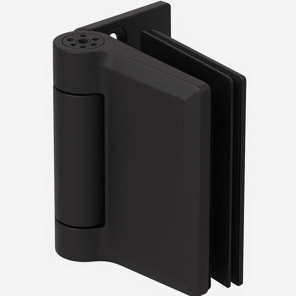 Spring Self - Closing Glass Door Hinge Set - Glassparts.ca