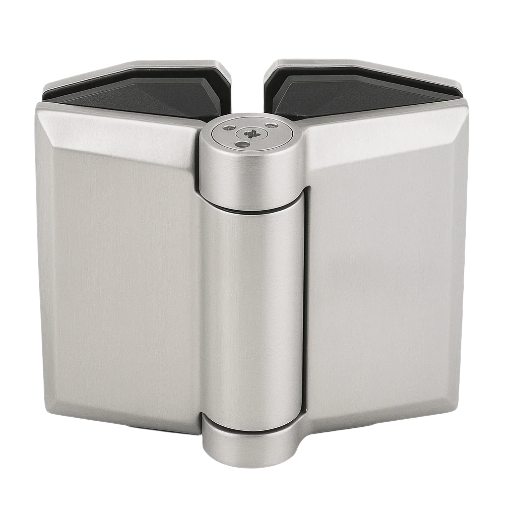 Spring Self - Closing Glass Door Hinge Set - Glassparts.ca